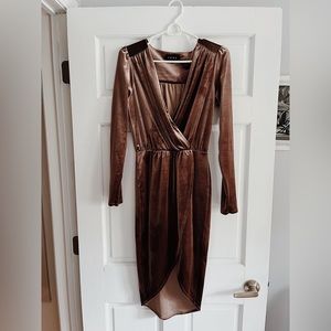 Velvet Long Sleeve Dress